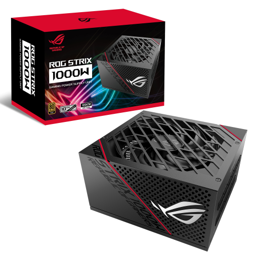 ASUS ROG Strix 1000W 金牌電源供應器 80 PLUS GOLD 全模組化線材